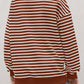 Coffee Striped Top