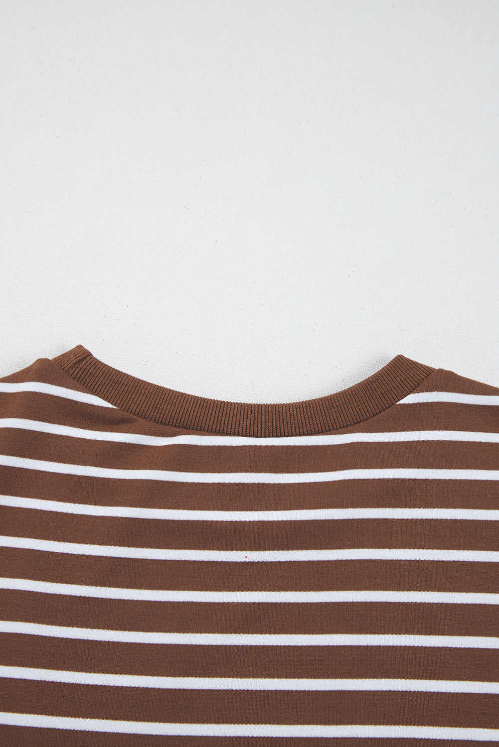 Coffee Striped Top