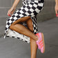 Checkered Retro Skirt