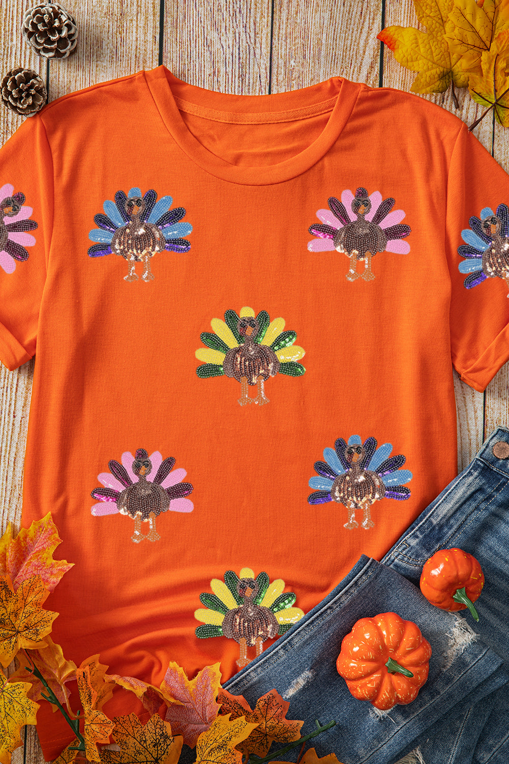 Colorful Turkey Tee