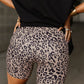 Addison Leopard Print Biker Shorts