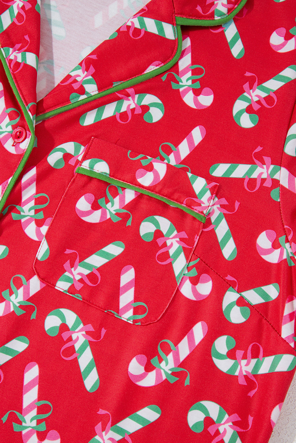 Red Candy Cane Pajamas