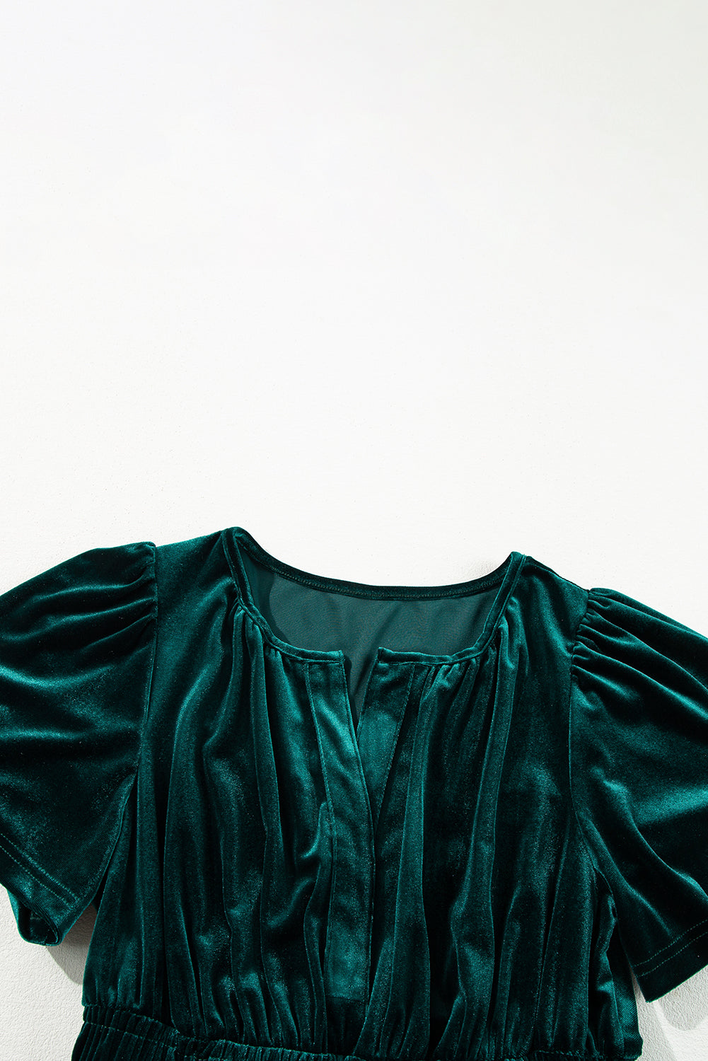 Evergreen Velvet Dress