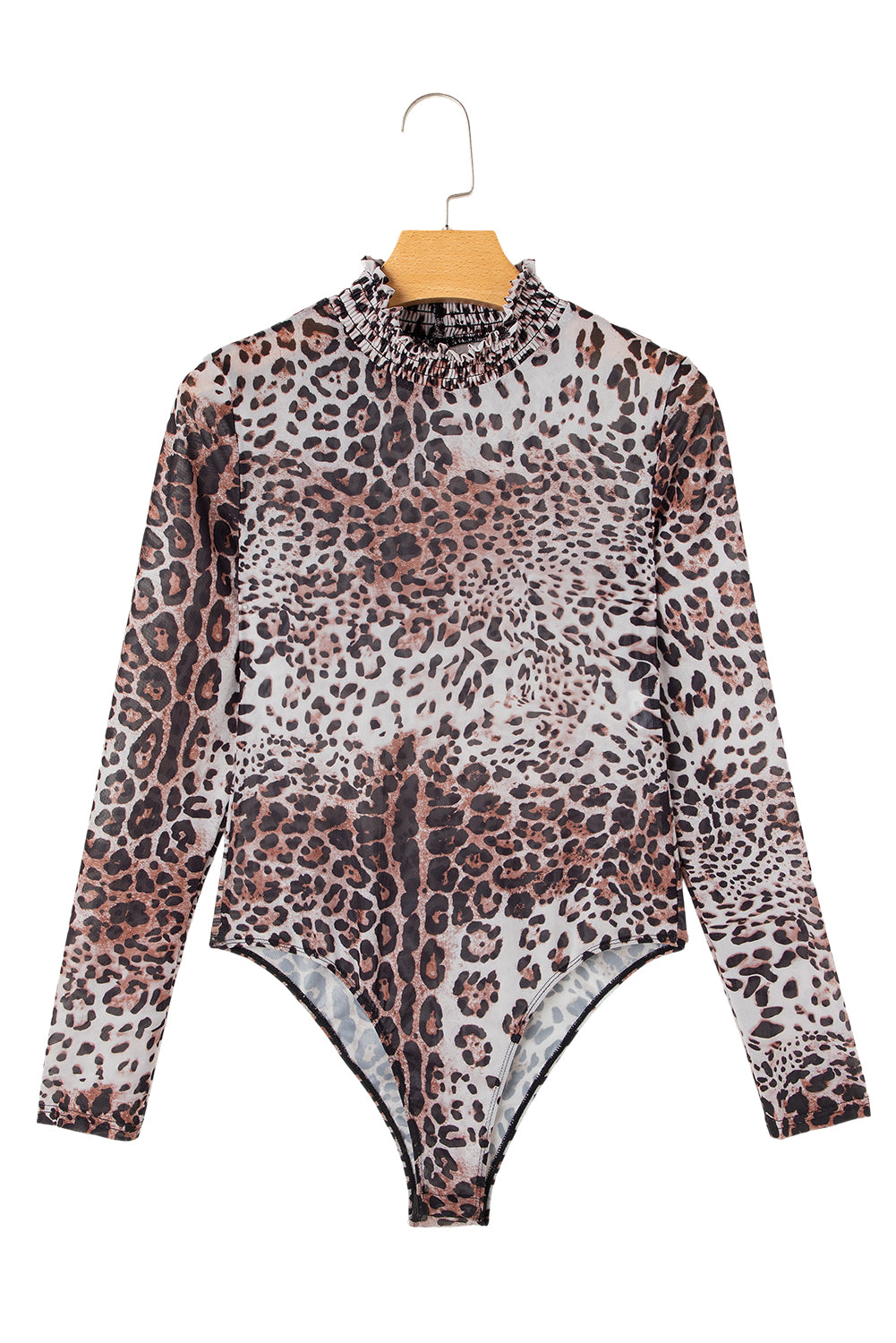 Leopard Mesh Bodysuit