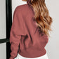 Brown 1/4 Zip Sweater