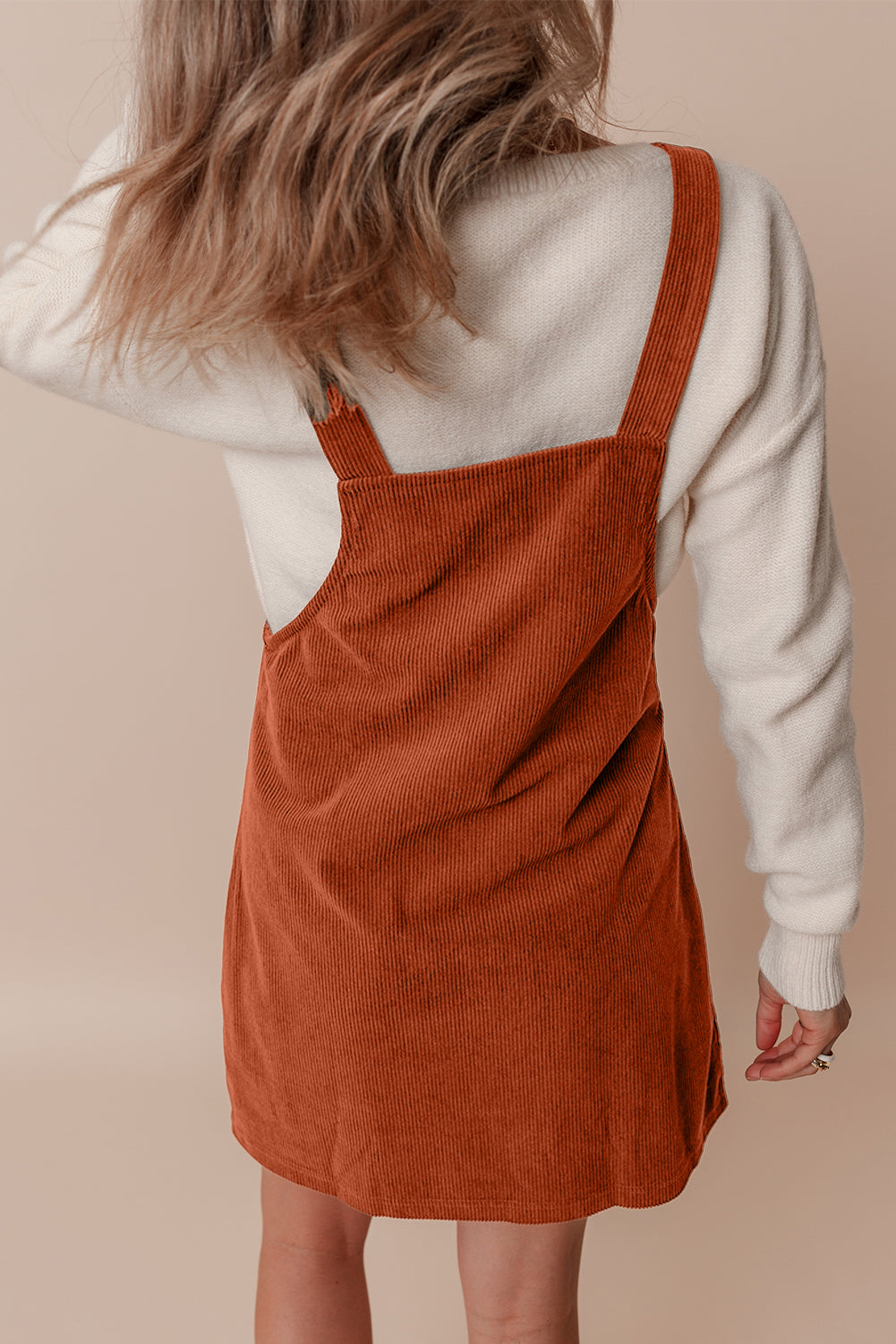 Cinnamon Corduroy Dress