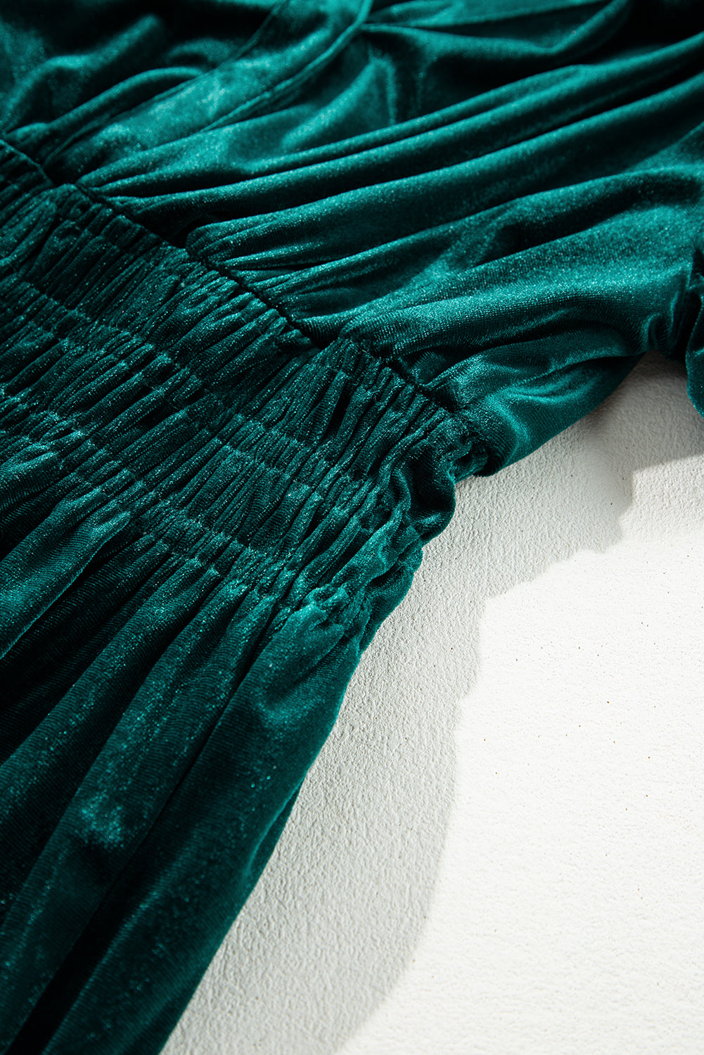 Evergreen Velvet Dress