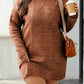 Coffee Sweater Dress