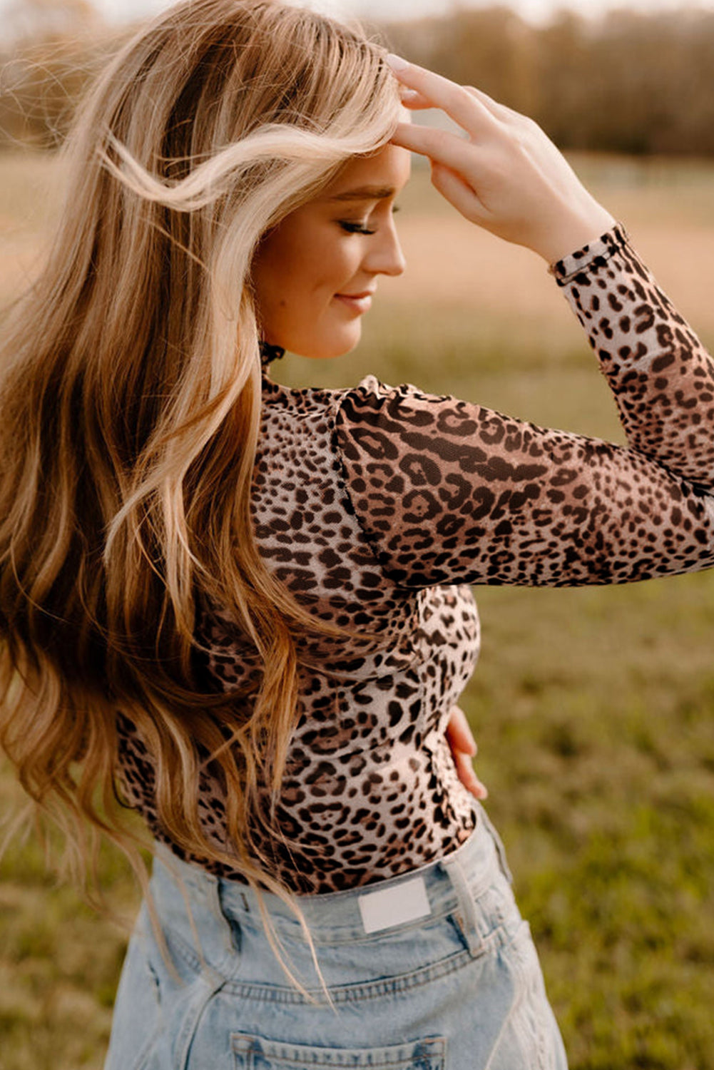 Leopard Mesh Bodysuit