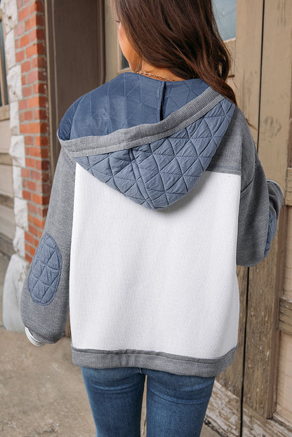 Light Blue Quilted Jacket