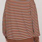 Coffee Striped Top