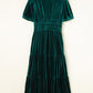 Evergreen Velvet Dress