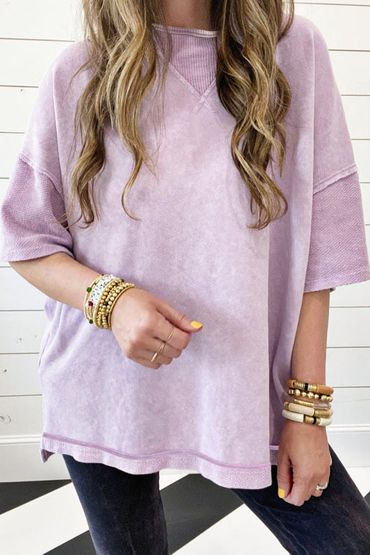 Orchid Mineral Wash Tee