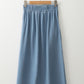 Beau Denim Maxi Skirt