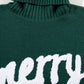 Green "Merry" Sweater