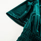 Evergreen Velvet Dress