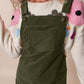 Vineyard Corduroy Overall Dress