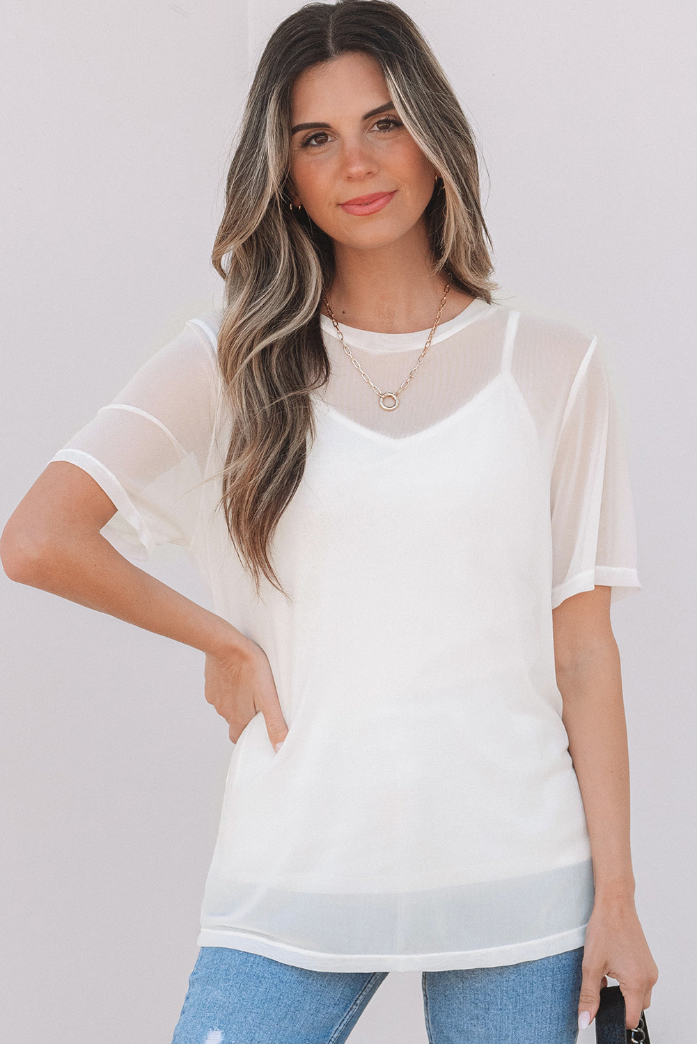 Val Layered Sheer Top