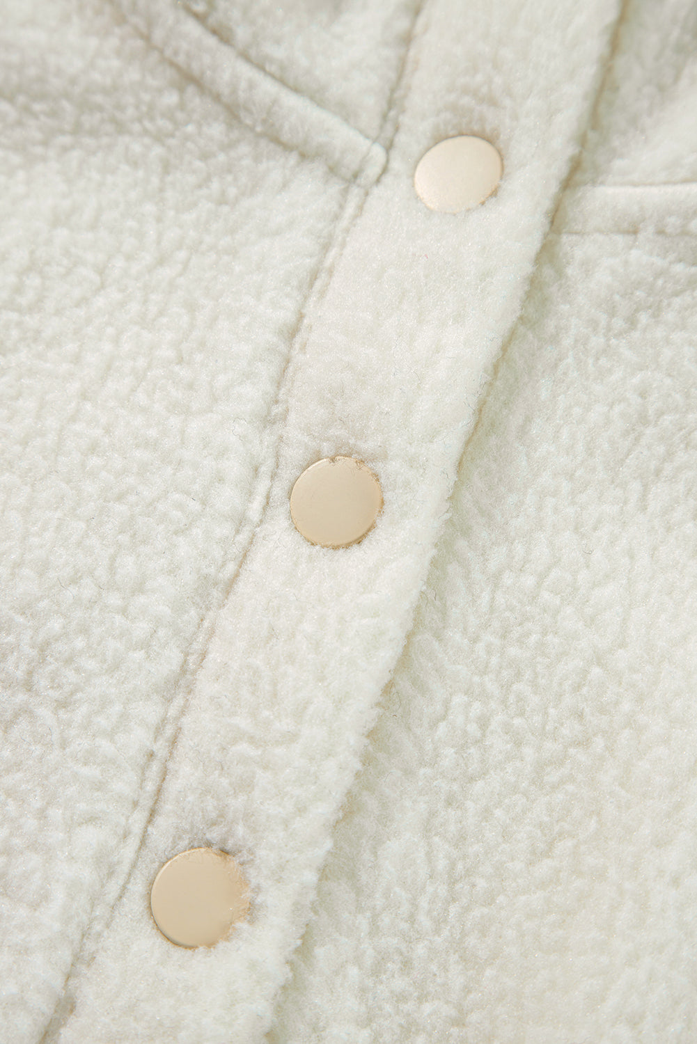 White Fleece Pullover