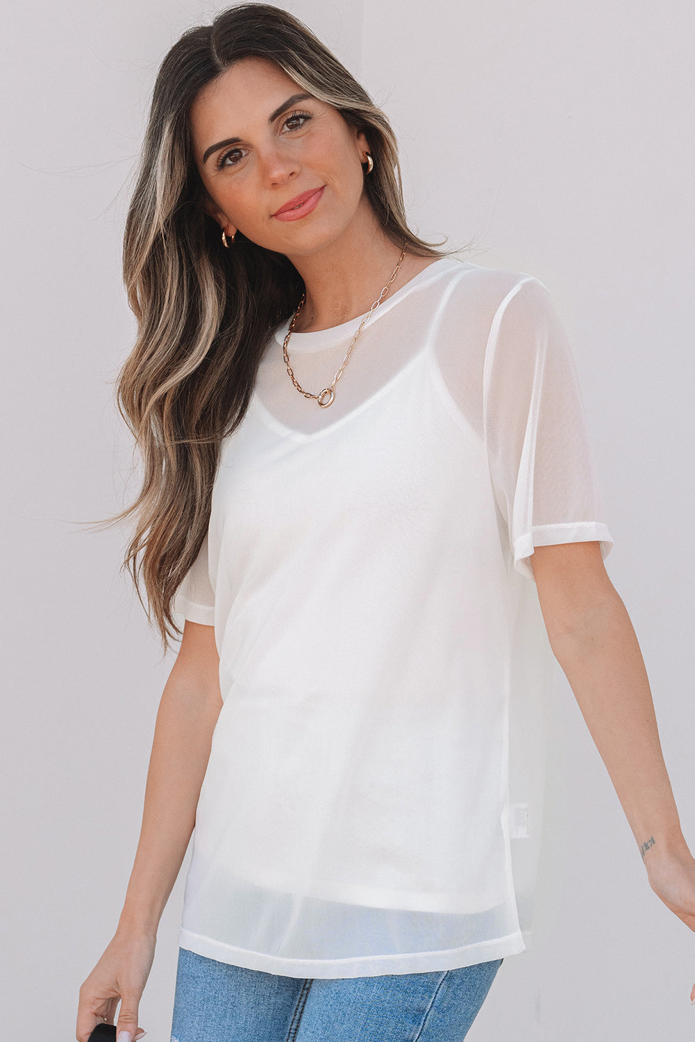 Val Layered Sheer Top