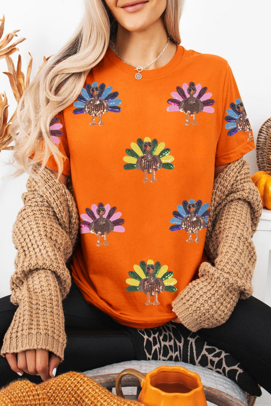 Colorful Turkey Tee