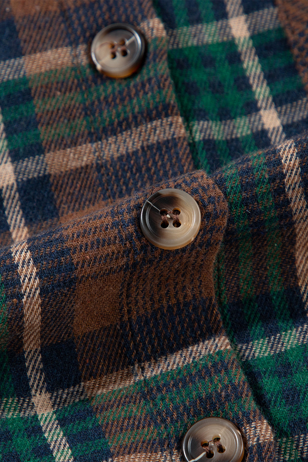 Brown Plaid Shacket