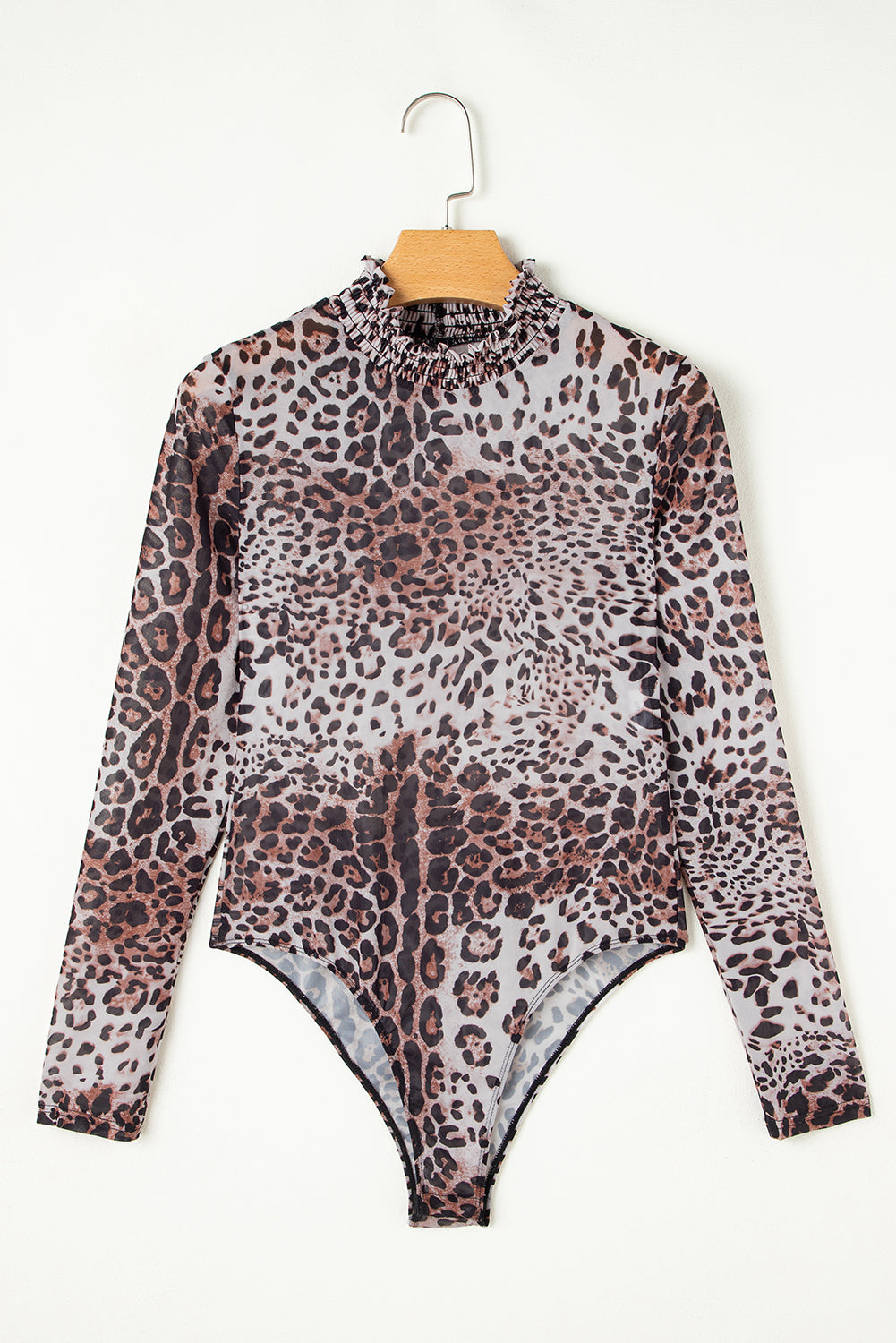 Leopard Mesh Bodysuit