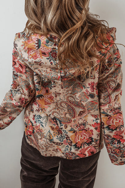 Paisley Hooded Jacket