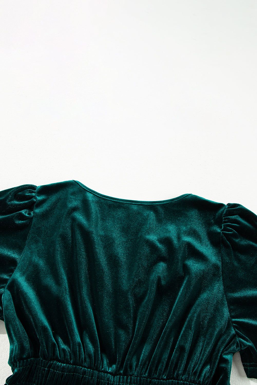 Evergreen Velvet Dress