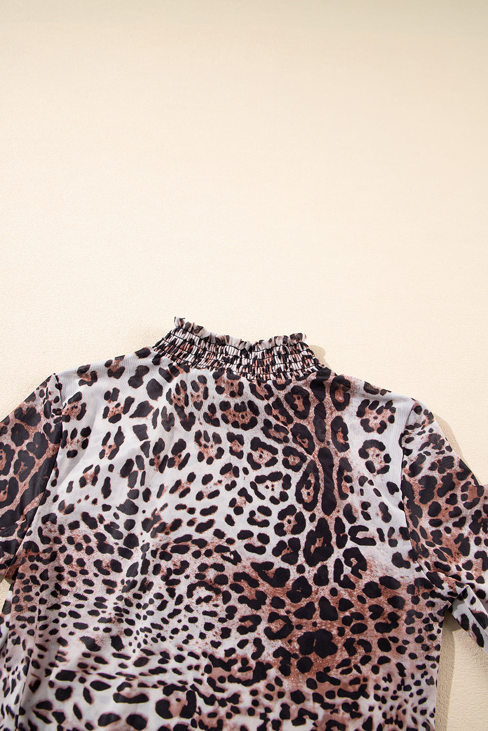 Leopard Mesh Bodysuit